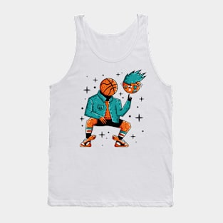 Cartoon Basketball Game Tank Top